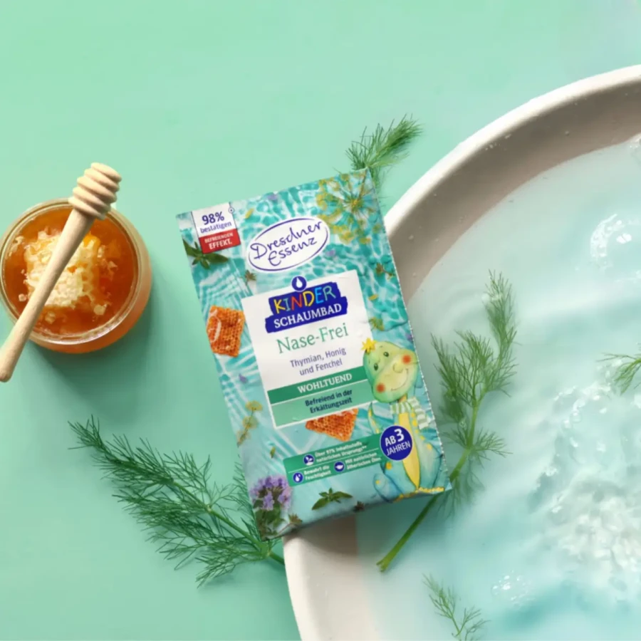 ODDYCHAJ SWOBODNIE płyn do kąpieli dla dzieci, 40ml / Dresdner Essenz