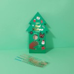 Naklejki na paznokcie dla dzieci Choinka - 200 sztuk / OMY