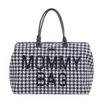 Torba Mommy Bag Czarno-Biała Pepitka / Childhome