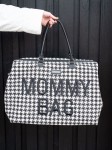 Torba Mommy Bag Czarno-Biała Pepitka / Childhome