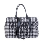 Torba Mommy Bag Czarno-Biała Pepitka / Childhome