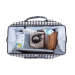 Torba Mommy Bag Czarno-Biała Pepitka / Childhome