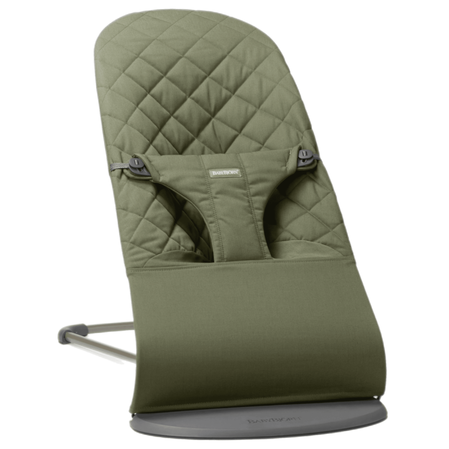 BABYBJORN - leżaczek BLISS WOVEN - Ciemnozielony