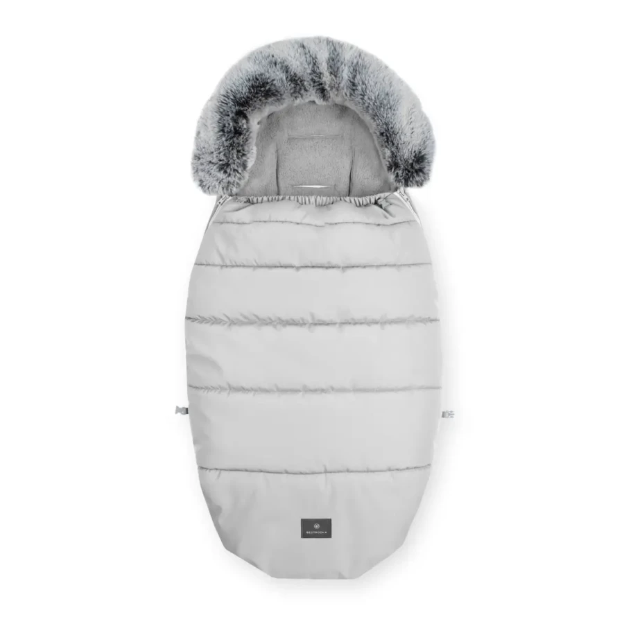 Śpiworek do wózka Ulubiony - Szary jasny pastel / Beztroska