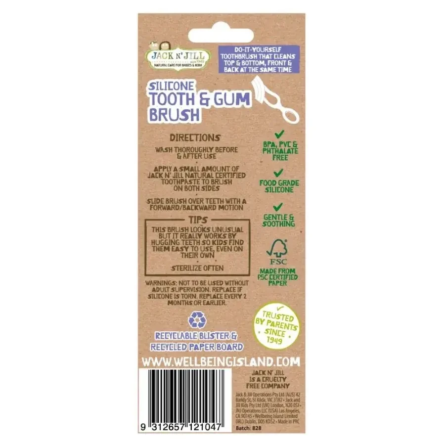 Szczoteczka do masażu dziąseł i mycia pierwszych ząbków / Jack N'Jill