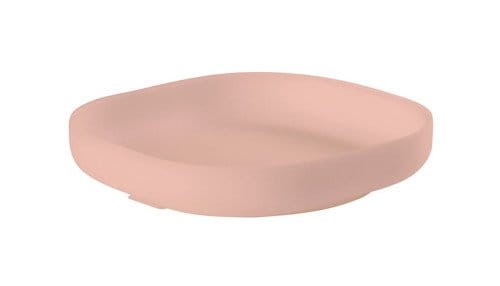 Silikonowy talerzyk z przyssawką pink / Beaba