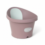 Wanienka z odpływem i piankowym oparciem - Blossom Pink / Shnuggle Baby