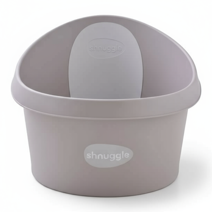 Wanienka Shnuggle Toddler z piankowym oparciem Taupe /Shnuggle