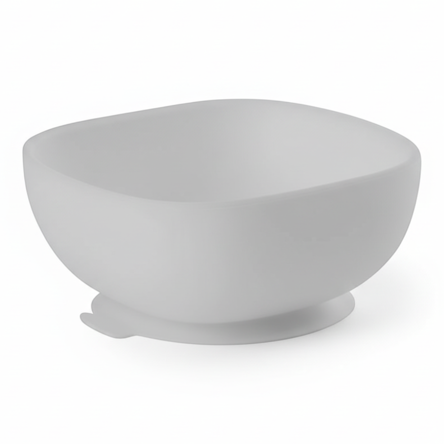 Silikonowa miseczka z przyssawką grey / Beaba