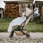 Śpiworek do wózka Combi - Szary jasny pastel / Beztroska