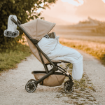 Śpiworek do wózka Combi - Szary jasny pastel / Beztroska