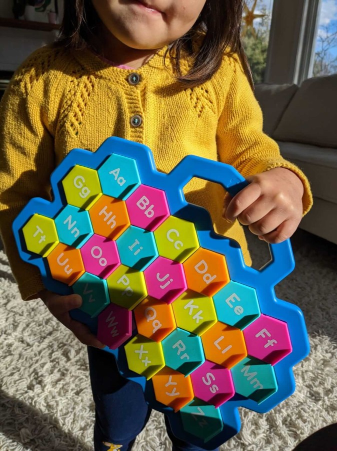 Flipsee Tablica z okienkami - Alfabet / Fat Brain Toys