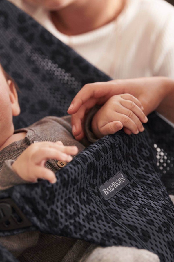 BABYBJORN - leżaczek BLISS MESH - Antracyt, Leopard