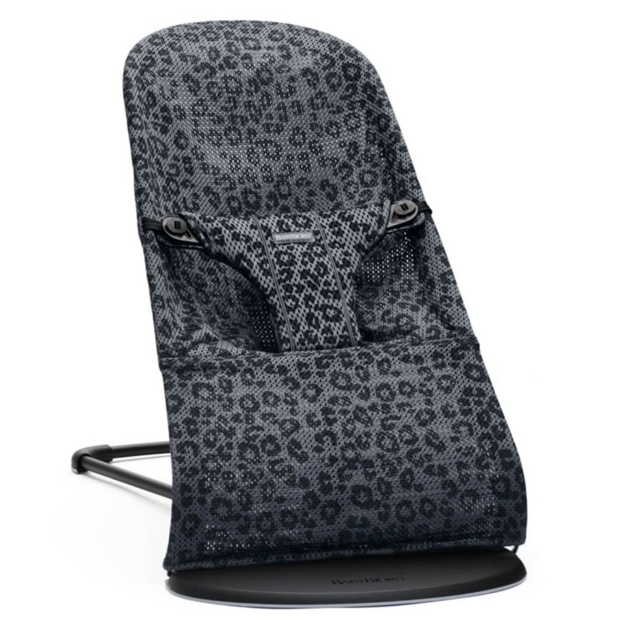 BABYBJORN - leżaczek BLISS MESH - Antracyt, Leopard