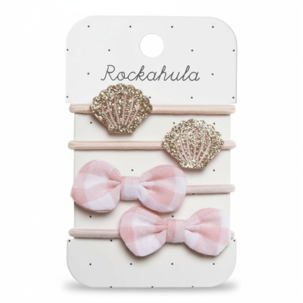 Gumki do włosów Seashell Glitter / Rockahula Kids