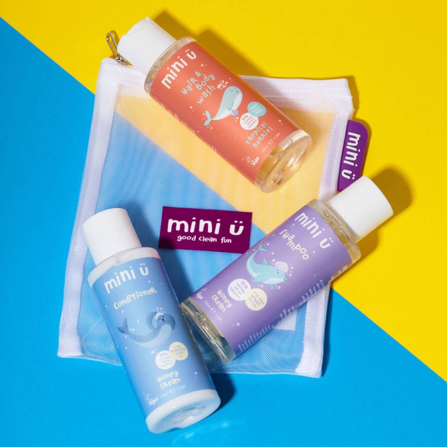 Podróżny zestaw kosmetyków dla dzieci z kosmetyczką Travel Set / MiniU