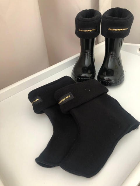 Ocieplacz polarowy czarny ROZMIARY / KaloszePoprosze