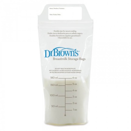 Woreczki do przechowywania pokarmu 180 ml, 25szt. / Dr Brown's