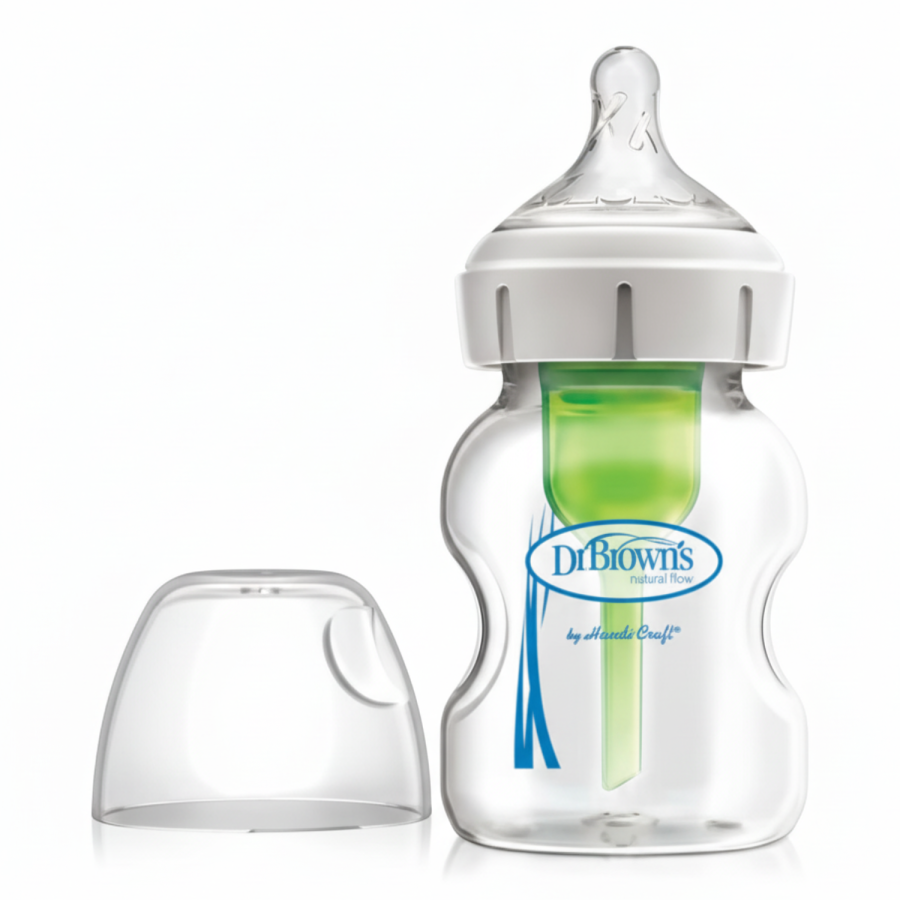 Butelka szeroka szyjka Options+ szkło, 150 ml /  Dr Brown's