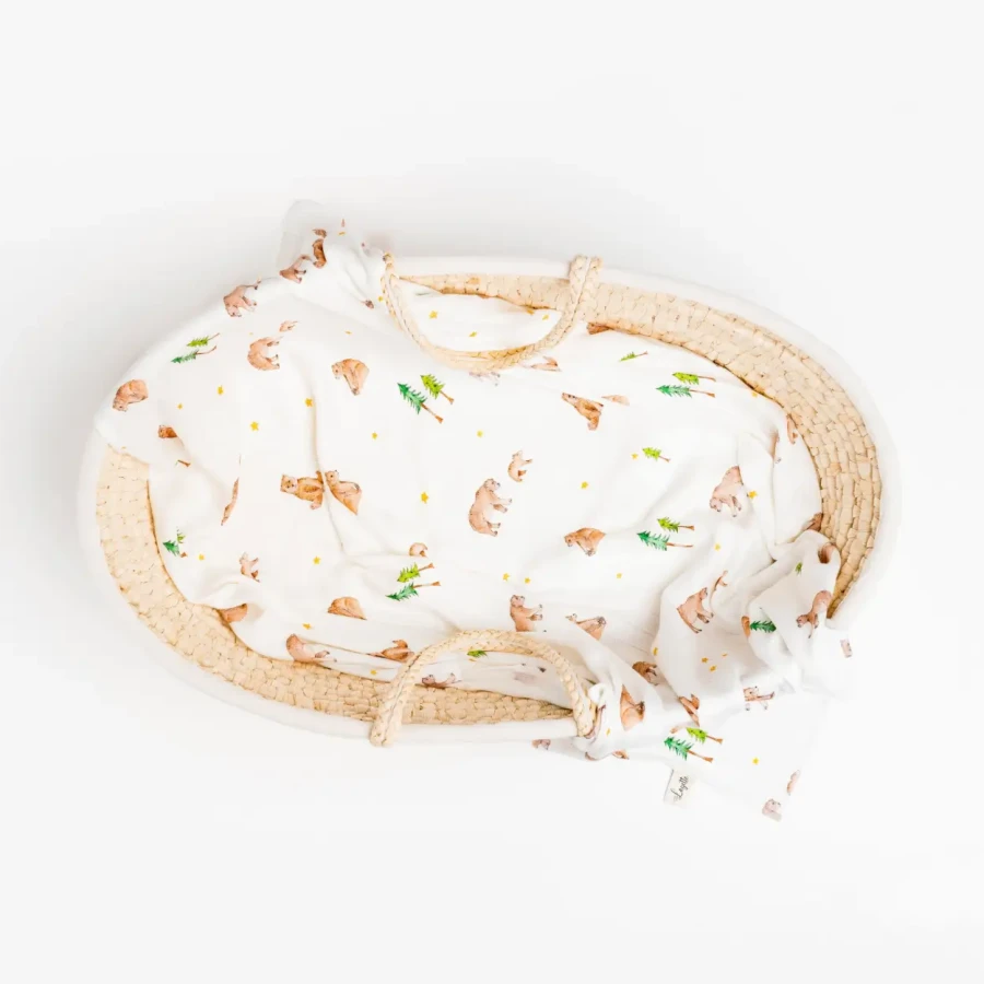 Otulacz kocyk bambusowy BEARS / Layette