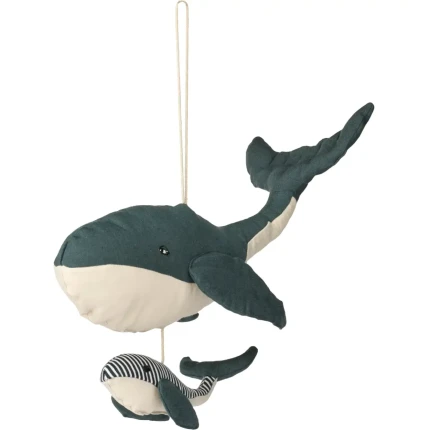 Bawełniany Levy Mobile - Whale blue / Liewood