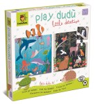 PLAY DUDÙ - zestaw edukacyjny dla najmłodszych 2w1 - “mały detektyw – gdzie mieszka to zwierzę?” / Ludaticca