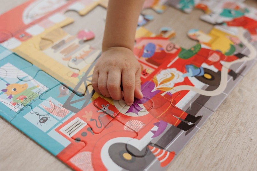 SECRET PUZZLE - puzzle z tajemnicą - STRAŻACY w AKCJI / Ludaticca