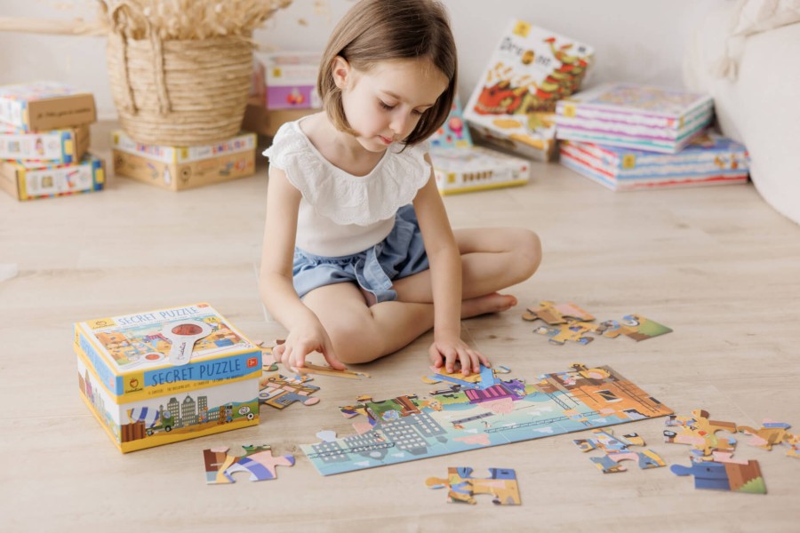 SECRET PUZZLE - puzzle z tajemnicą - PLAC BUDOWY / Ludaticca