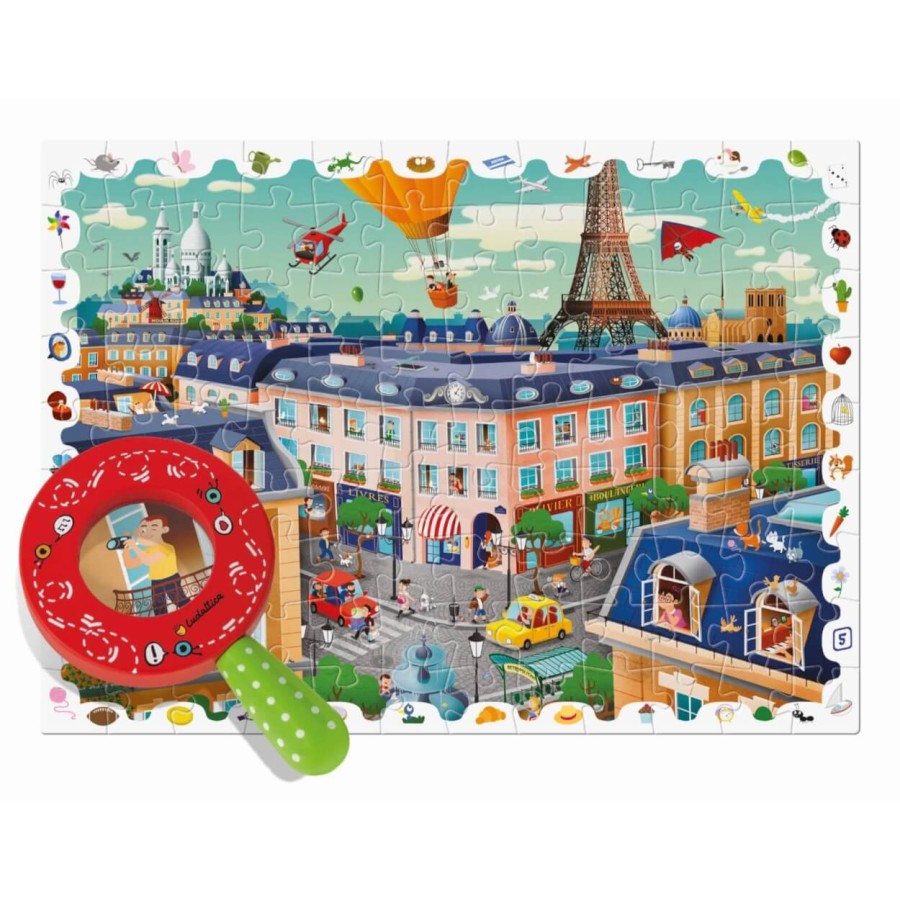 DETECTIVE PUZZLE - puzzle, gra detektywistyczna - MIASTO / Ludaticca
