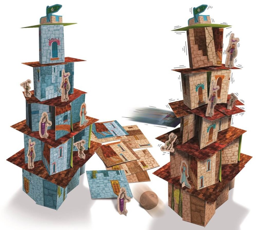 CASTLE CRASH - gra rodzinna - kto zbuduje wyższy ZAMEK? / Ludaticca