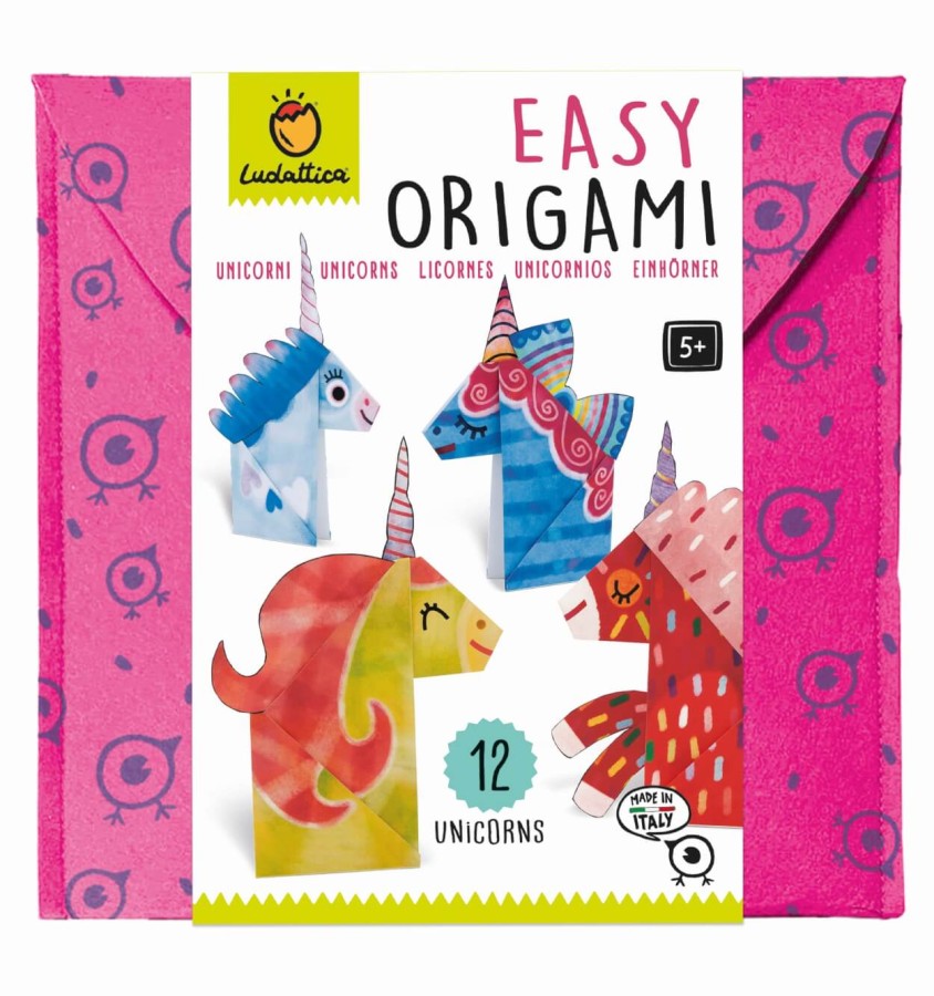 EASY ORIGAMI - zestaw kreatywny - JEDNOROŻCE / Ludattica