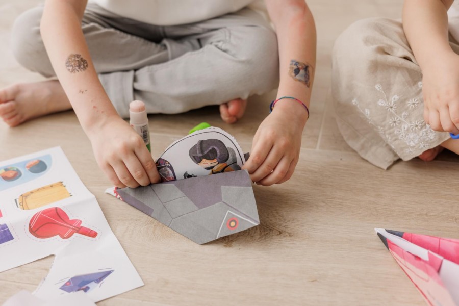 EASY ORIGAMI - zestaw kreatywny - SAMOLOTY / Ludattica