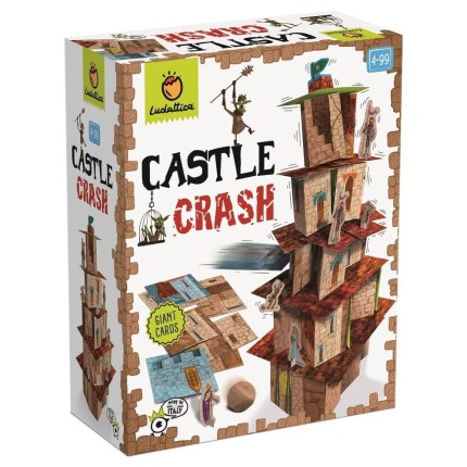 CASTLE CRASH - gra rodzinna - kto zbuduje wyższy ZAMEK? / Ludattica