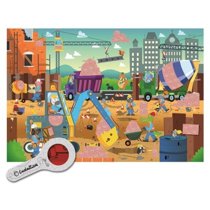 SECRET PUZZLE - puzzle z tajemnicą - PLAC BUDOWY / Ludattica