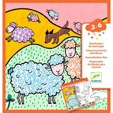 Kolorowanki z grami FARMA / Djeco