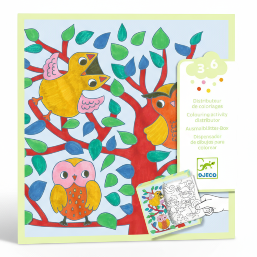 Kolorowanki z grami LAS / Djeco