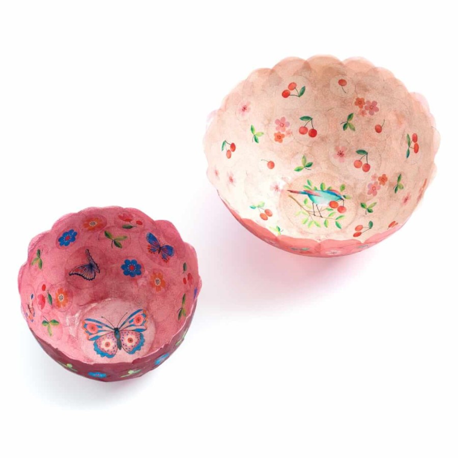 Zrób to sam - PAPIEROWE MISECZKI RÓŻOWE / Djeco