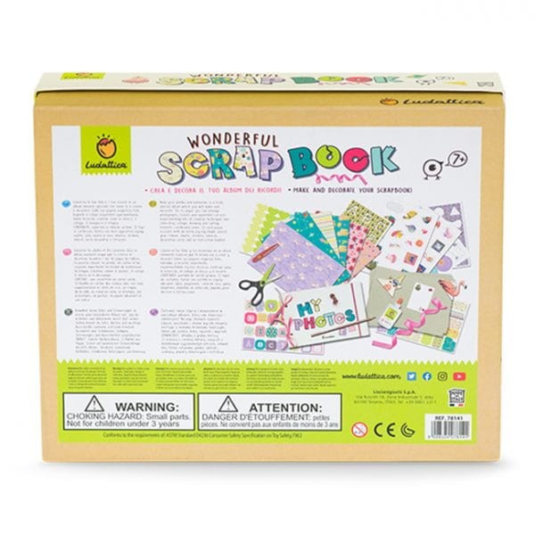 Wonderful SCRAPBOOK - stwórz własny album - zestaw kreatywny / Ludattica