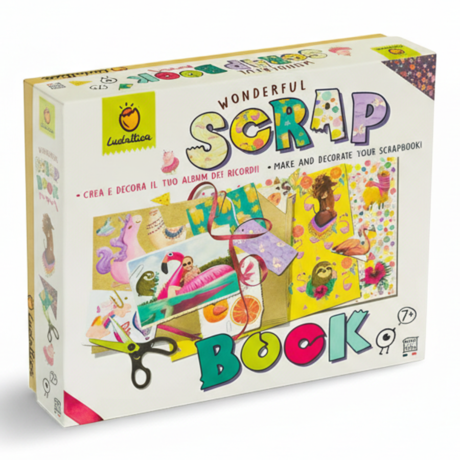 Wonderful SCRAPBOOK - stwórz własny album - zestaw kreatywny / Ludattica