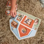 Drewniane puzzle Little Farm FSC / Little Dutch