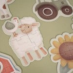 Puzzle 6 elementów Little Farm FSC / Little Dutch