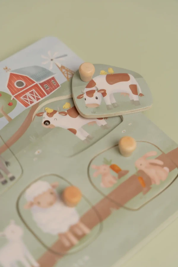 Puzzle dźwiękowe Little Farm FSC / Little Dutch