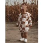 Kombinezon zimowy - misie polarne na brązowym / Zezuzulla ZZZ