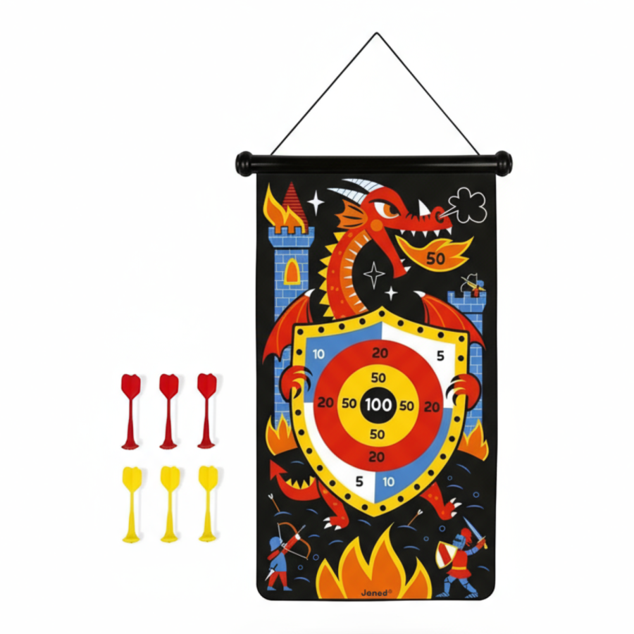 Magnetyczna gra w rzutki Smoki 4-8 / Janod J02089