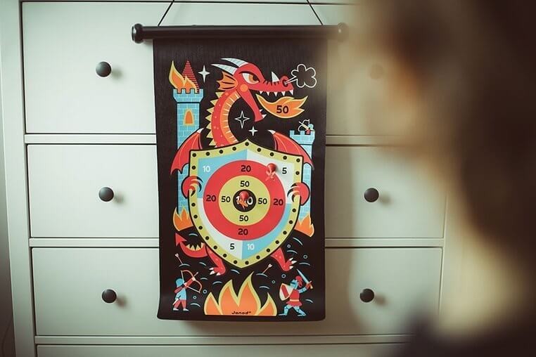 Magnetyczna gra w rzutki Smoki 4-8 / Janod J02089