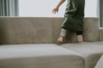 Muślinowy śpiworek z nóżkami - Sand / Sleepee