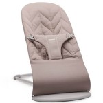 BABYBJORN - leżaczek BLISS WOVEN, Petal Quilt, Sand Grey