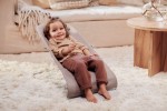 BABYBJORN - leżaczek BLISS WOVEN, Petal Quilt, Sand Grey