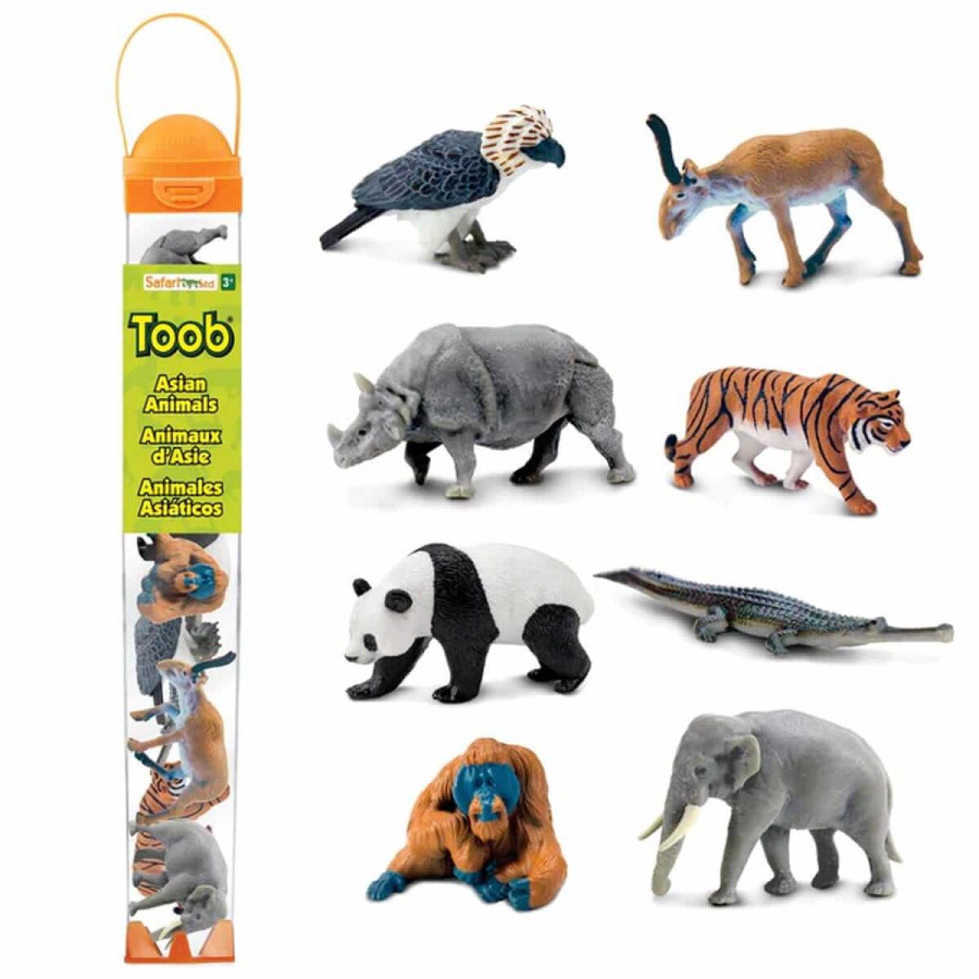 Zestaw Figurek w Tubie - Zwierzęta Azji / Safari Ltd.