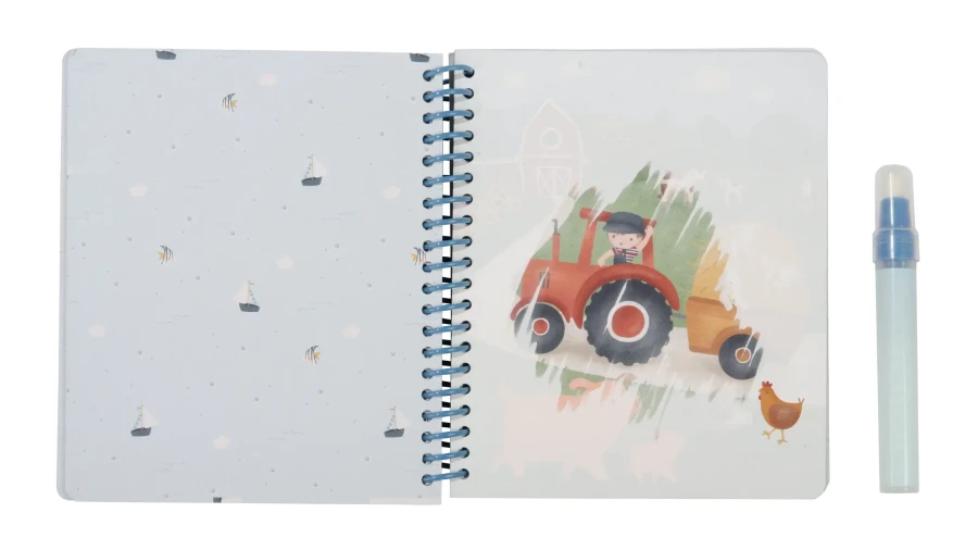 Kolorowanka wodna Jim & Friends / Little Dutch